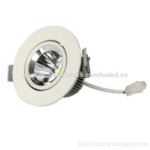 LED Downlight, 5W, Epistar COB LED, 85-265V AC Input Voltage